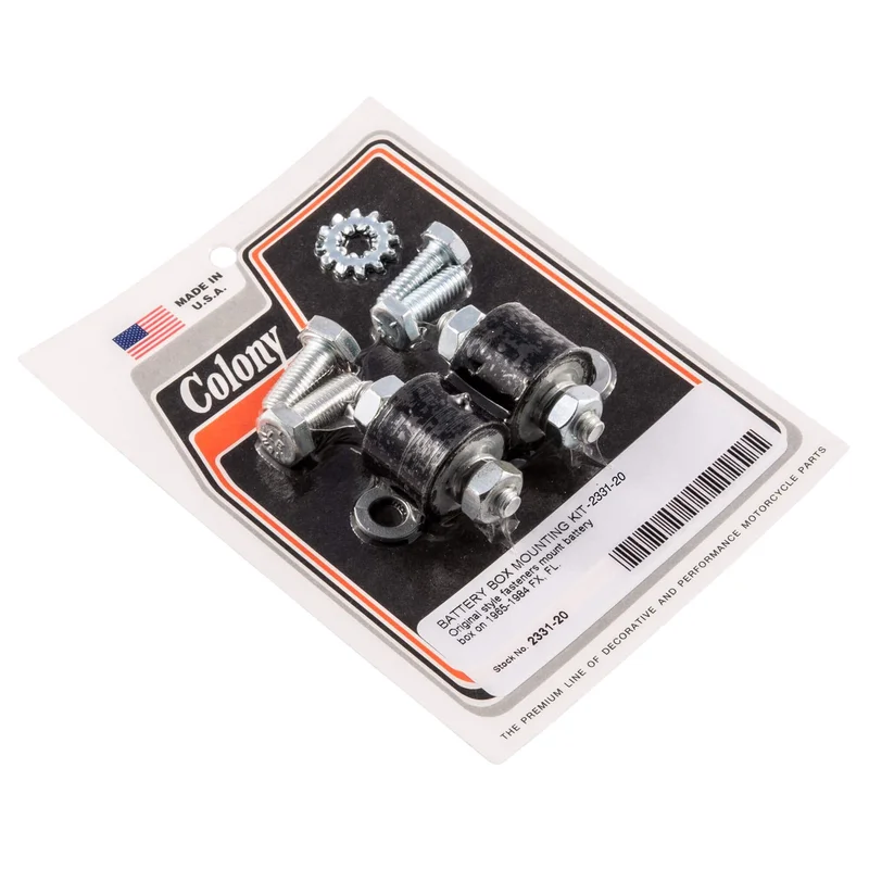 #2331-20 Battery Box Mounting Kit 1965-1984 Harley-Davidson FX/FL