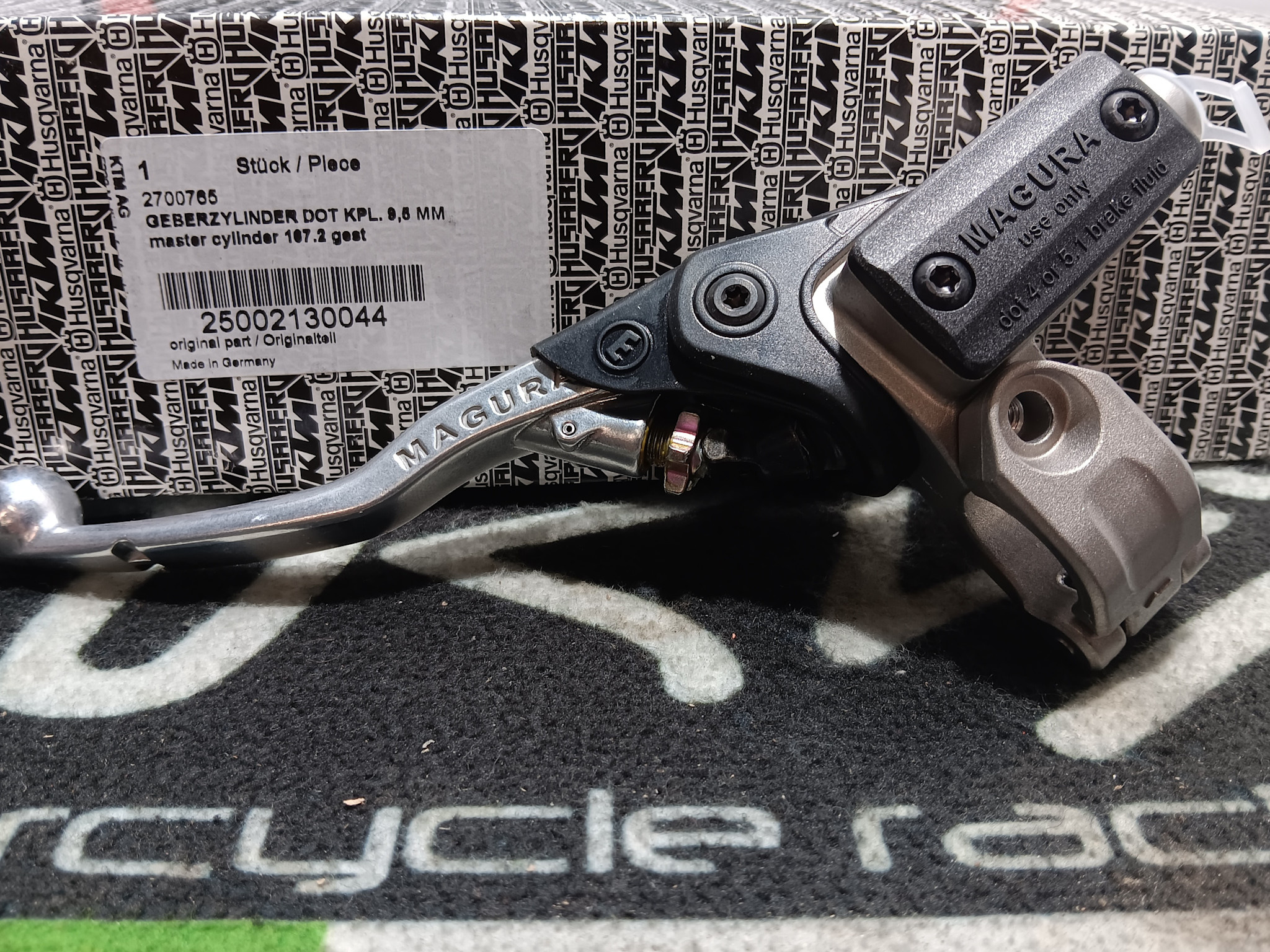 25002130044 CLUTCH MASTER CYLINDER DOT CPL 9,5MM 2016-2022 HUSQVARNA 250/350/450