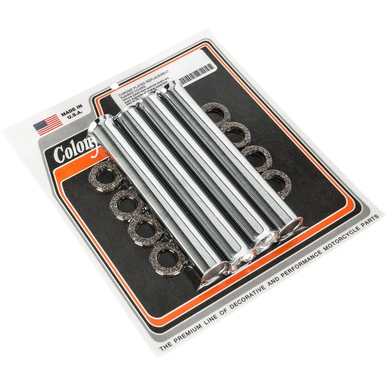 #7822-12 Pushrod Covers 1957-E1979 Harley-Davidson Sportster – Chrome Plated