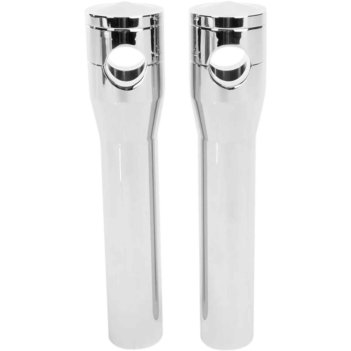 Accutronix Elite Custom Billet Aluminum Risers Springer 8" Chrome - HRS1358-C For Harley Softail 1988-2011