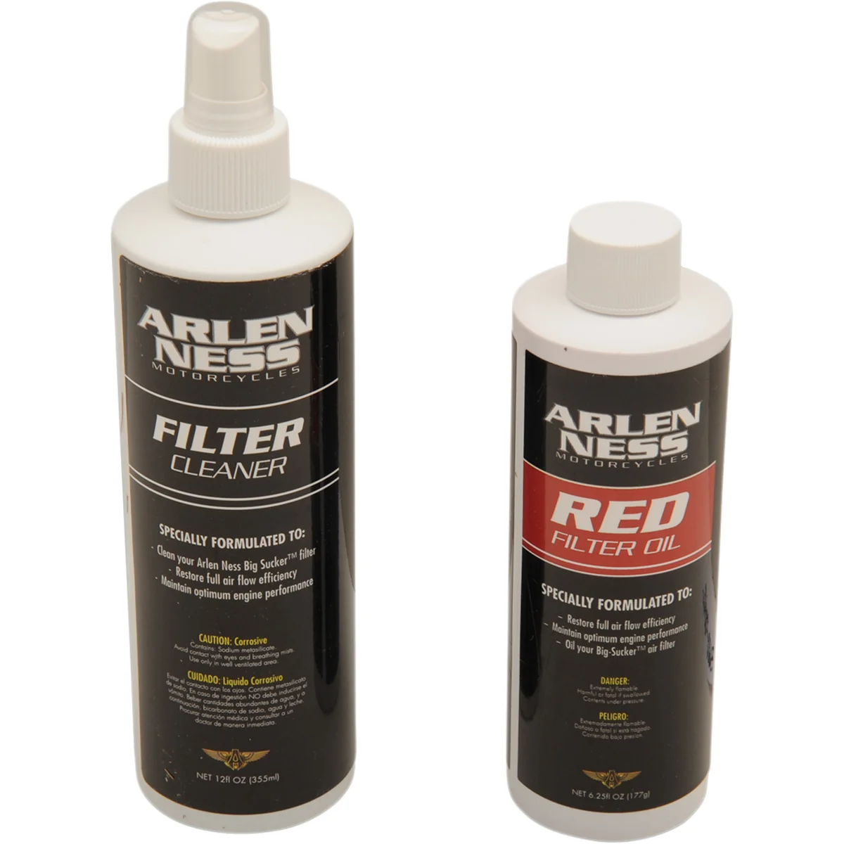 ARLEN NESS 3610-0042 18-076 Air Filter Cleaner/Oil Kit Filter Recharge Kit - Red