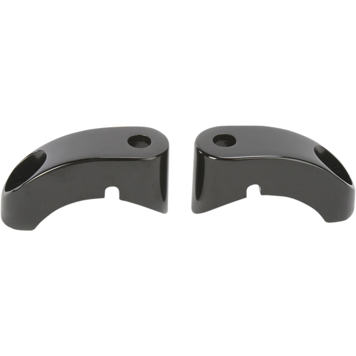 Arlen Ness Custom Turn Signal Mounts 39 Mm Front Forks Black - 12-738 For Harley 1987-2022