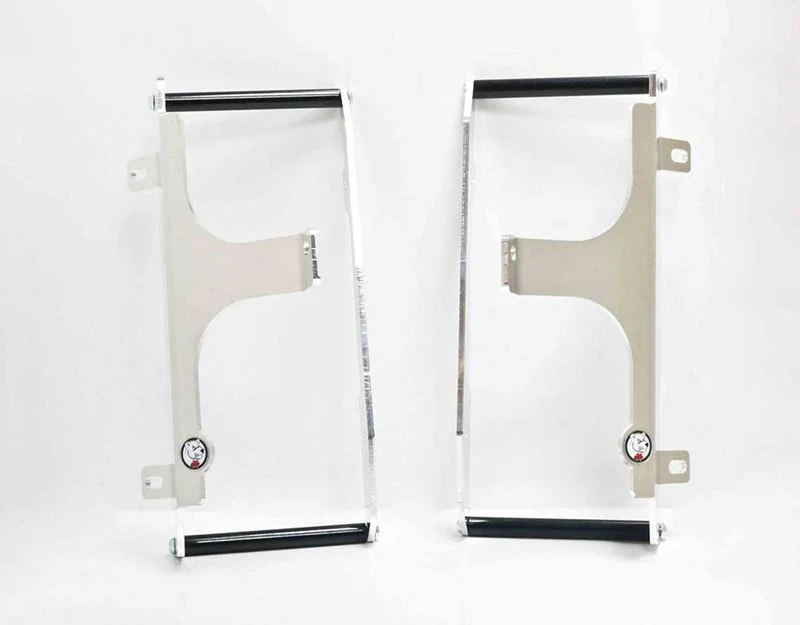 AXP - Radiator Braces - Fits Yamaha YZ250F / YZ450F 2014 - 2017 - Black Spacers