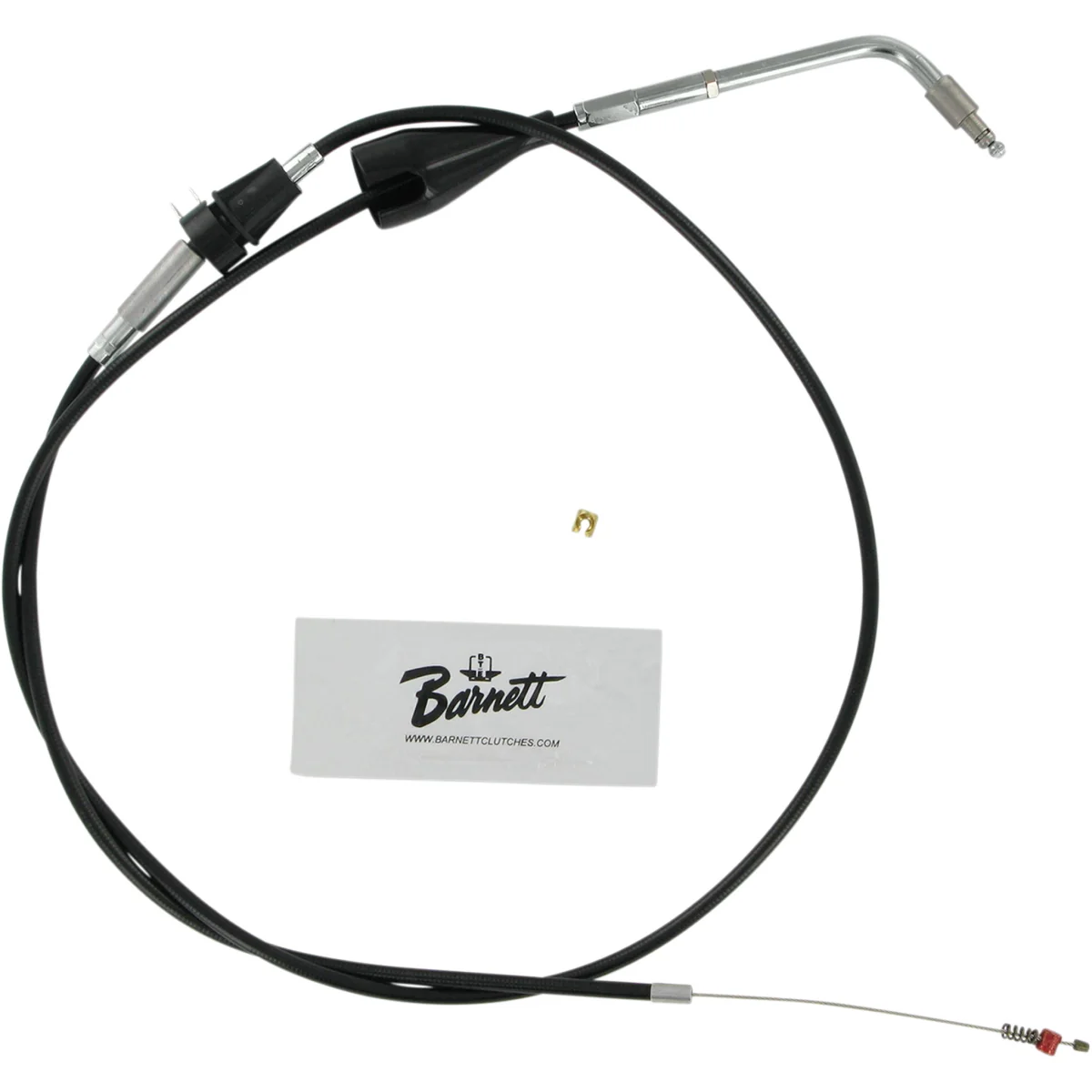 Barnett Black Vinyl Throttle Idle Cable +6" Size 45-1/2" Length - 101-30-41035-06 For Harley Touring 2007