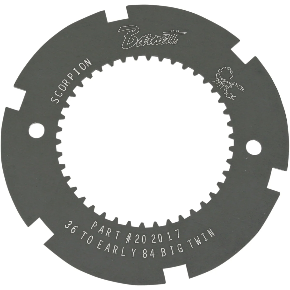 Barnett Scorpion Clutch Lock Plate Clutch Basket Scorpion - 638-30-80036 For Harley Motorcycles 1936-1984
