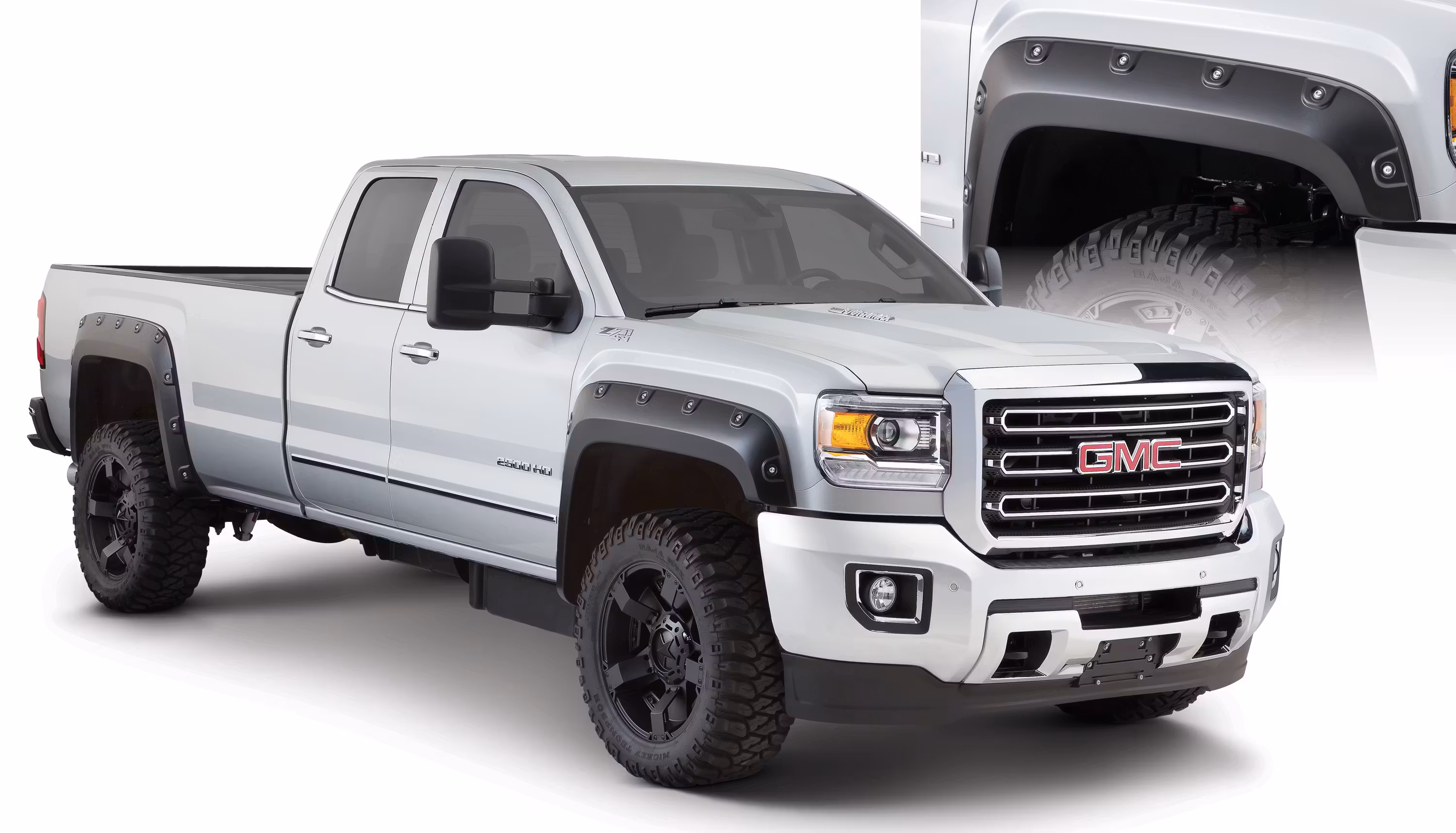 Bushwacker 40968-02 Fender Flares Boss Pocket Style 4Pc