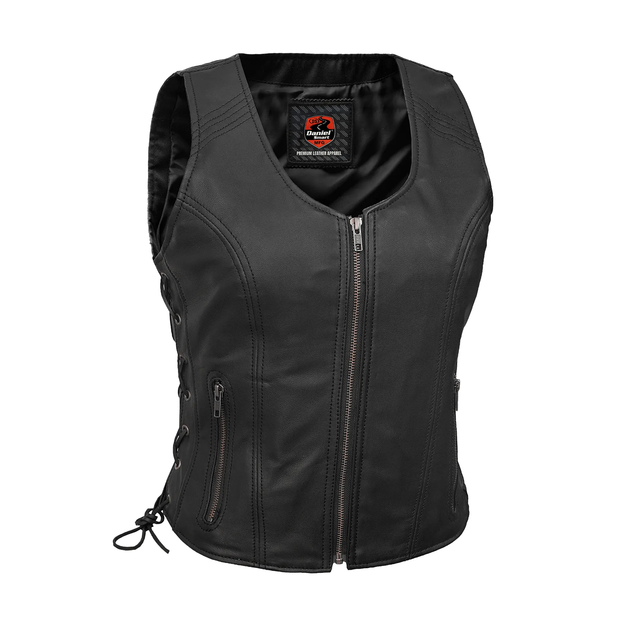 Inferno Women's Leather Motorcycle Vest