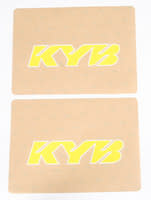 KYB FORK DECAL YELLOW