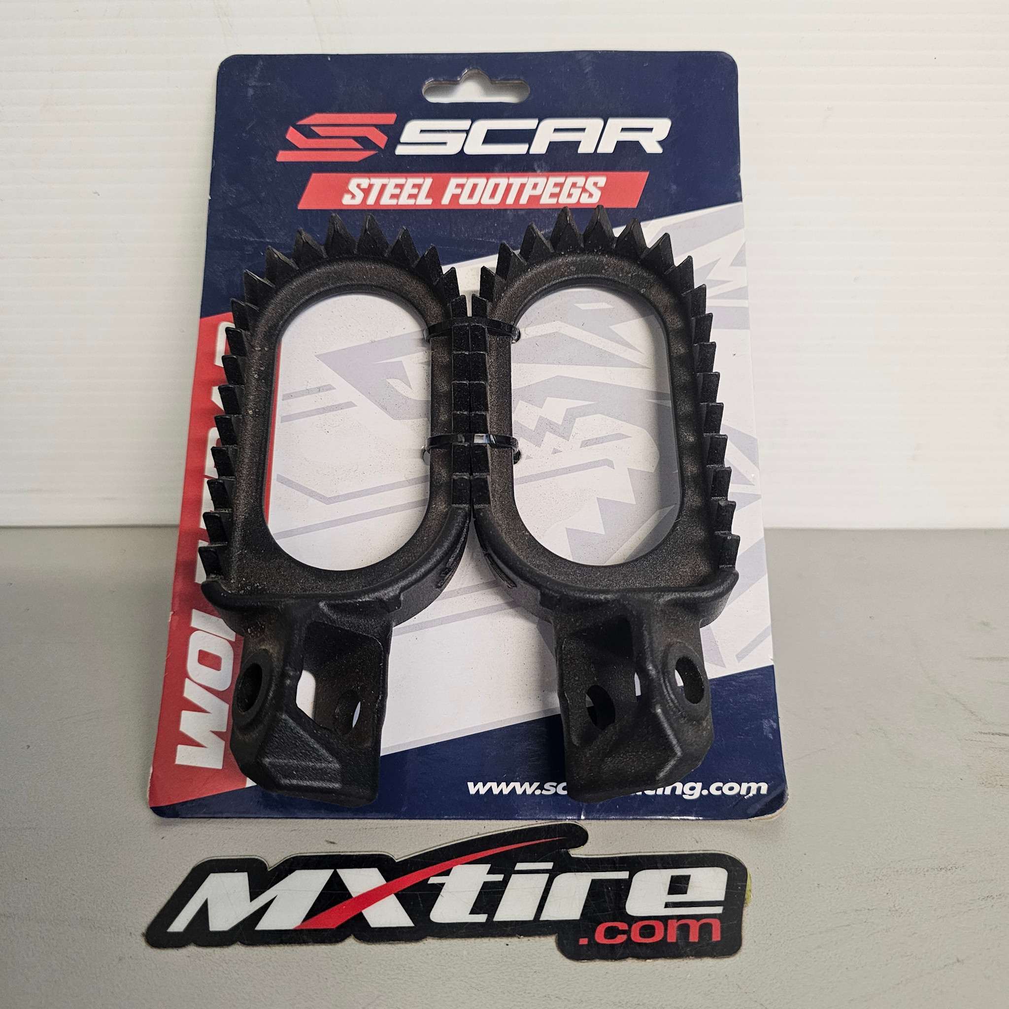 SCAR STEEL WOLF TRAP FOOTPEGS KTM 125-450