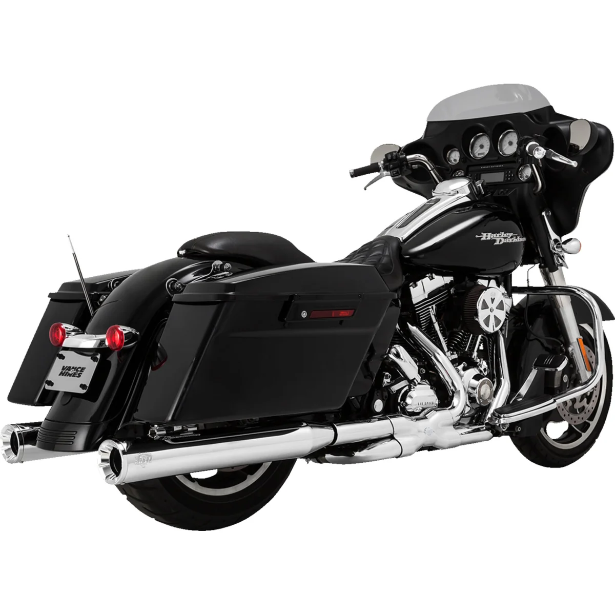 Vance & Hines Power Duals PCX™ Header System Chrome - 16332 For Harley Touring 2009-2016
