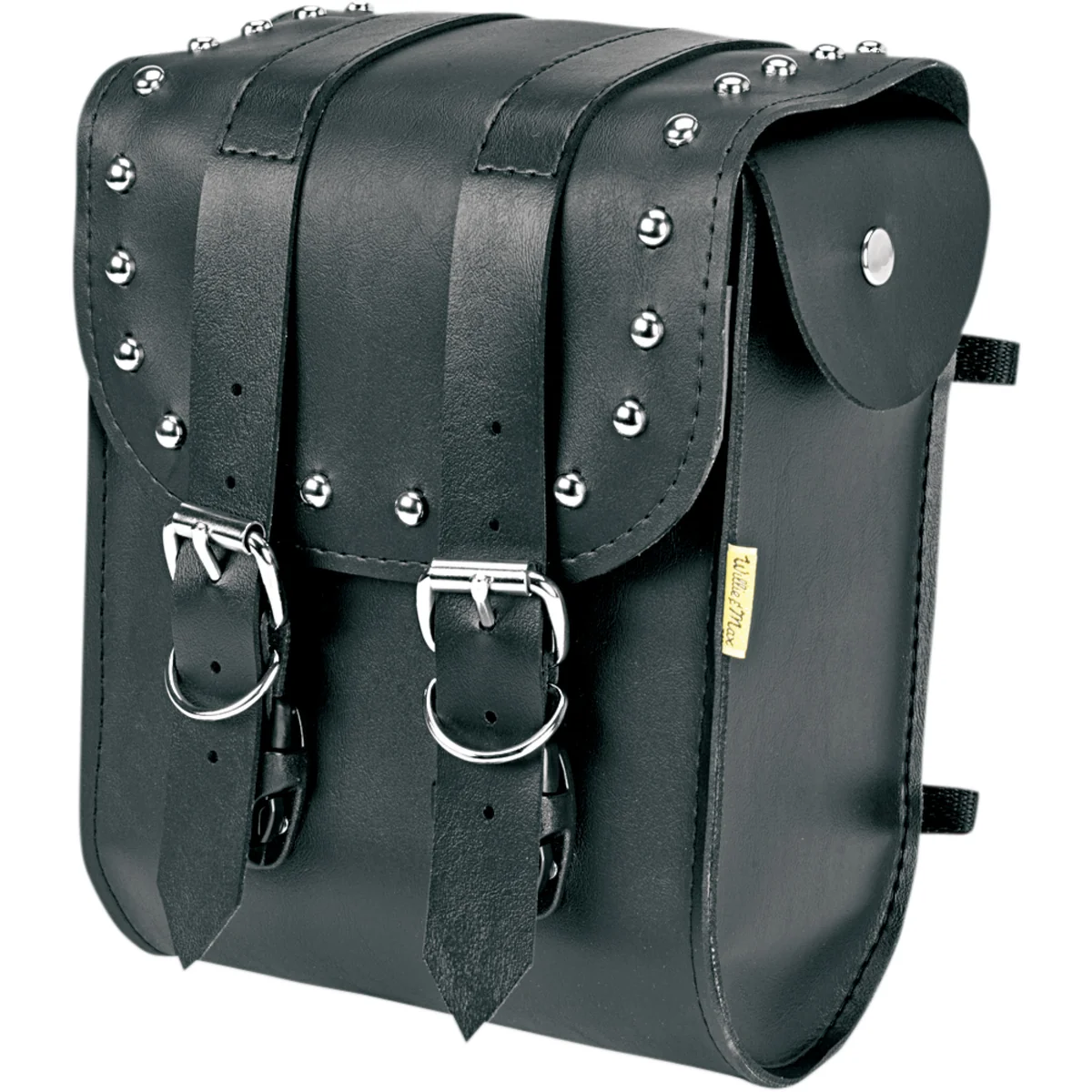 WILLIE & MAX LUGGAGE 3503-0045 58452-01 Ranger Studded Sissy Bar Bag Ranger Sissy Bar Bag - Studded - Black